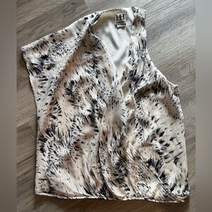 Haute Hippie Black and White Blouse
